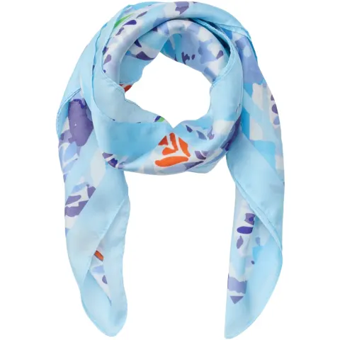 Marta du Chateau dame tørklæde MdcEliane FA-Scarf - Blue60122 — produktfoto