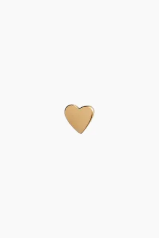 Petit Love Heart Earring Piece - Gold - Stine A — produktfoto