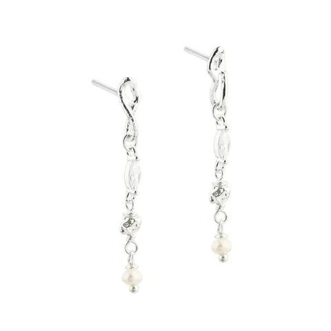 WHITE GARDEN EARSTUD | SILVER — produktfoto