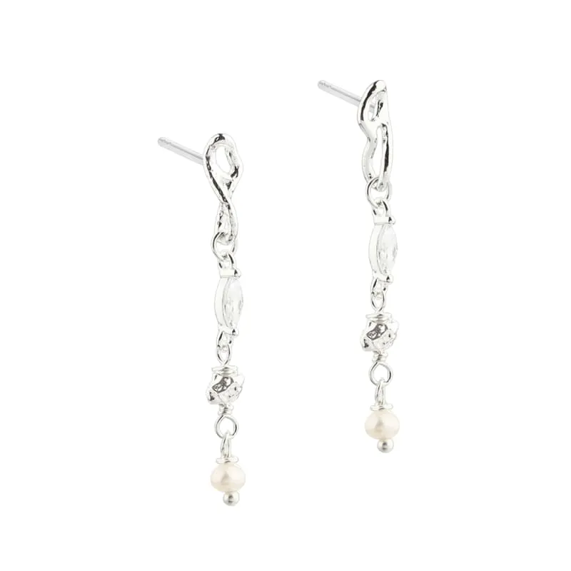 WHITE GARDEN EARSTUD | SILVER — produktfoto