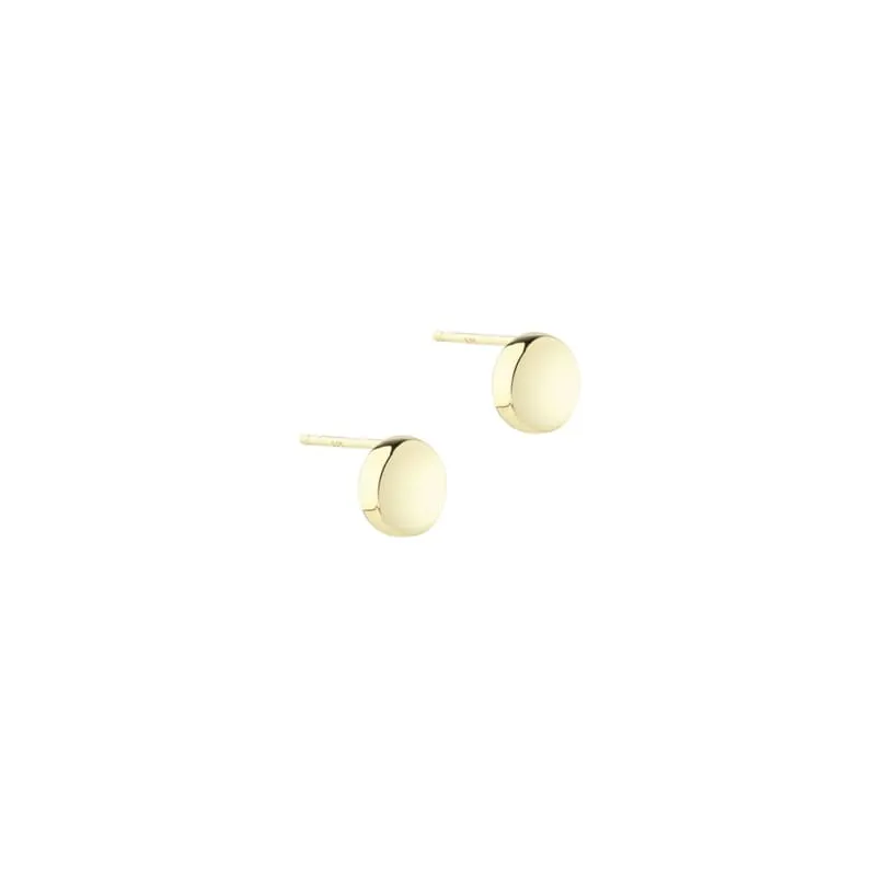 BIG GLOBE EARRINGS |  GOLDEN — produktfoto