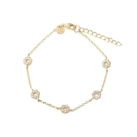 *LUMI CLEAR BRACELET | GOLDEN — produktfoto