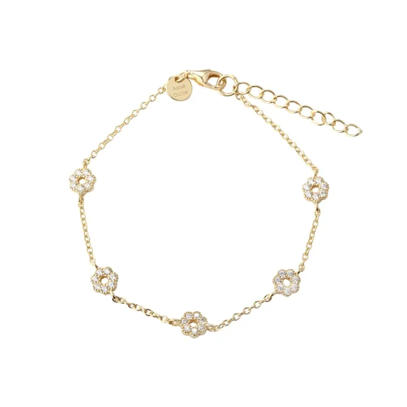 *LUMI CLEAR BRACELET | GOLDEN — produktfoto