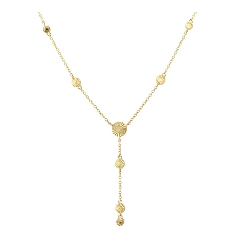 LINE NECKLACE | GOLDEN — produktfoto