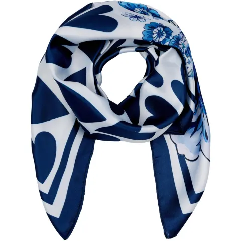 Marta du Chateau dame tørklæde MdcFinja BA-Scarf - Navy4060 — produktfoto