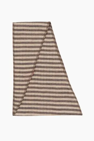 NPS Scarf Triangle Wool - Brown/Camel - Nørgaard på Strøget — produktfoto