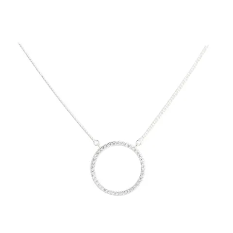 *DARLING CIRCLE NECKLACE | SILVER — produktfoto