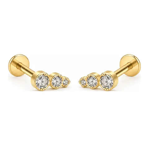 CLAIRE LINE EARRING | BAY — produktfoto