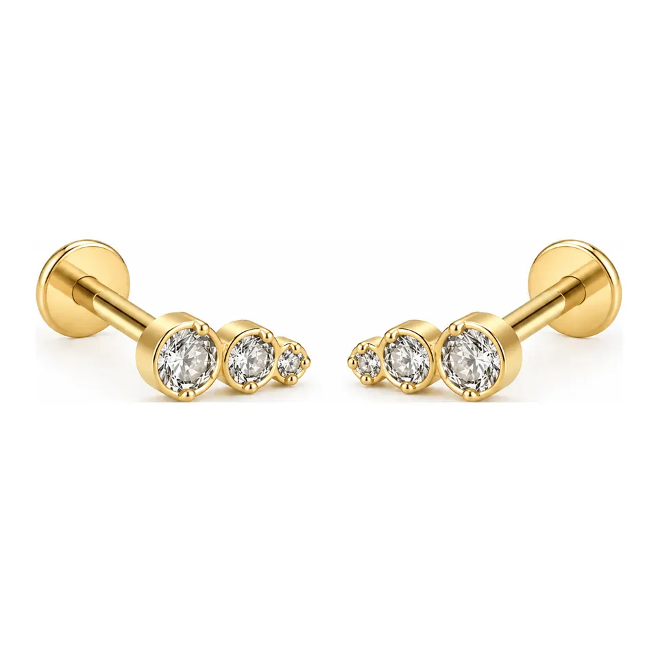 CLAIRE LINE EARRING | BAY — produktfoto