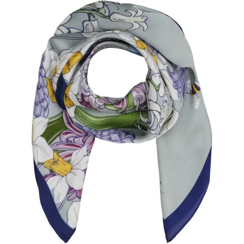 Marta du Chateau dame tørklæde MdcJuline FA-Scarf - Blue31320-3 — produktfoto