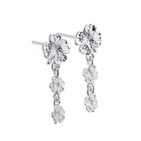 CLOVER LONG EARSTUD | SILVER — produktfoto