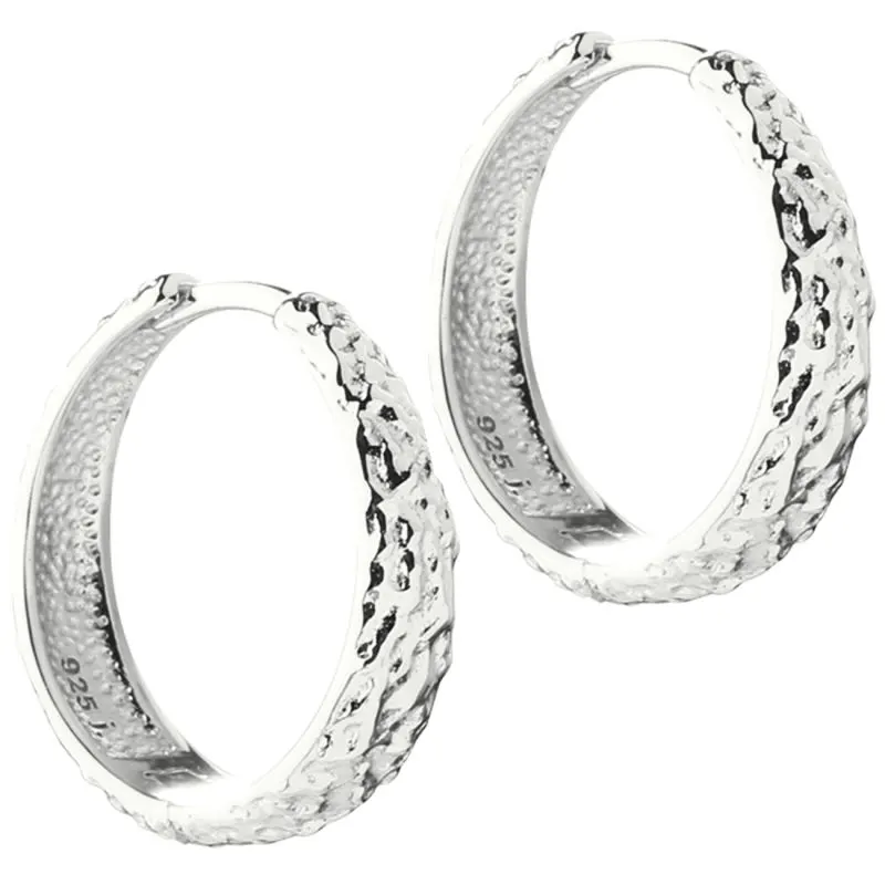 CAPPA HOOP 20 MM. | SILVER — produktfoto