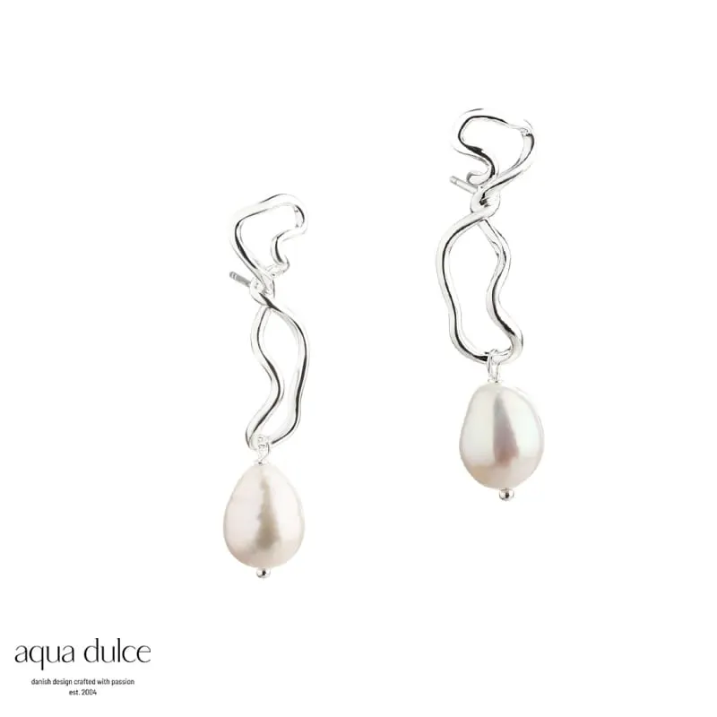 CURLY BODIL EARSTUD | SILVER — produktfoto