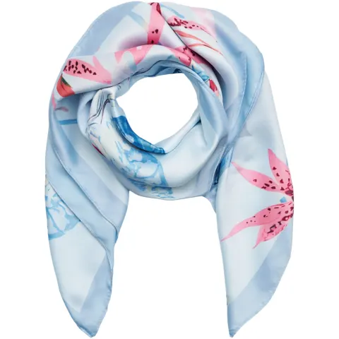 Marta du Chateau dame tørklæde MdcFinja BA-Scarf - Blue3561 — produktfoto