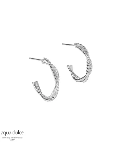 *TWISTED DARLING HOOP BIG | SILVER — produktfoto