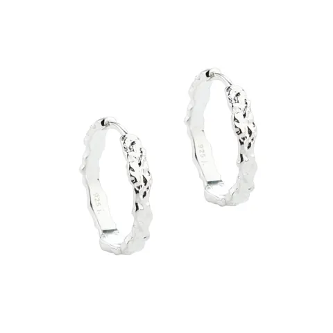 MILA HOOP 20 MM. | SILVER — produktfoto