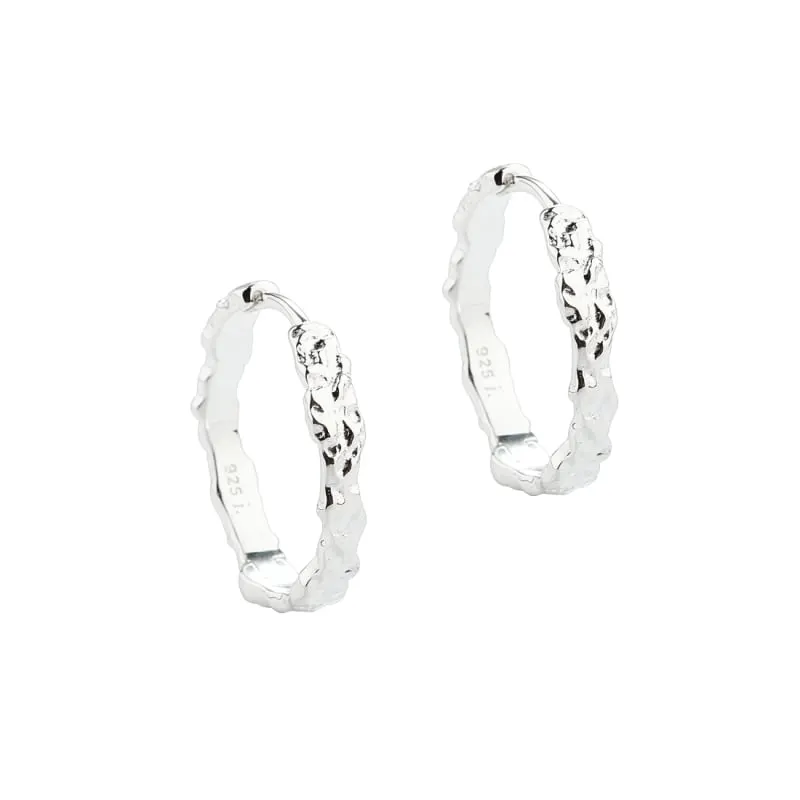 MILA HOOP 20 MM. | SILVER — produktfoto