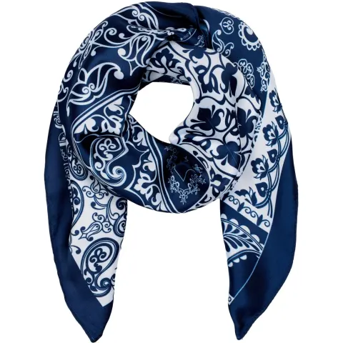 Marta du Chateau dame tørklæde MdcJuline FA-Scarf - Navy11124 — produktfoto