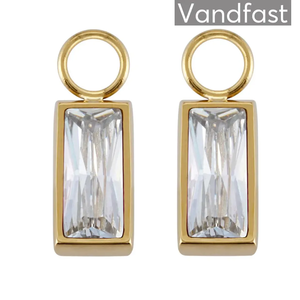 ANNEBRAUNER Empress Drops Clear 18K Guldbelagt — produktfoto