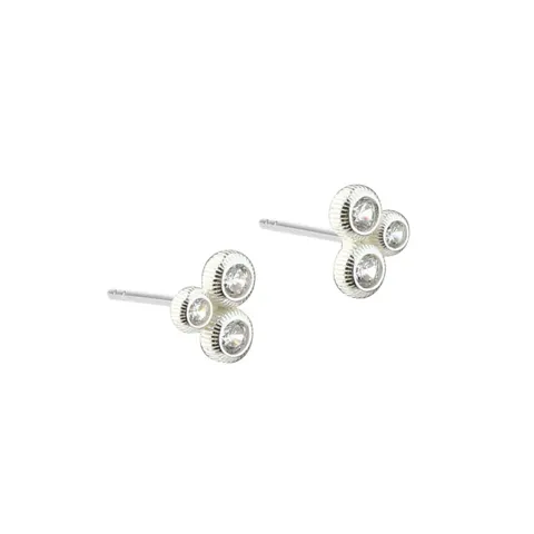 WHISPER DOT EARRING  | SILVER — produktfoto