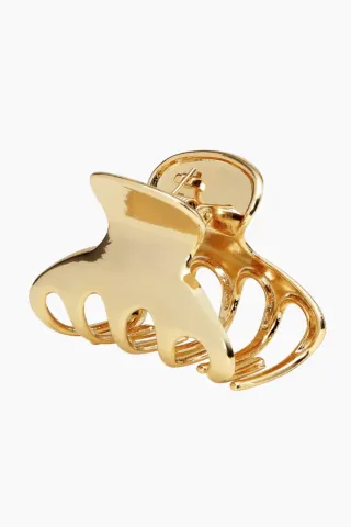 Glossy Hair Claw - Golden - Sui Ava — produktfoto