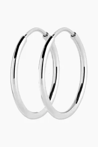 Senorita 25 Hoops - Silver - Maria Black — produktfoto