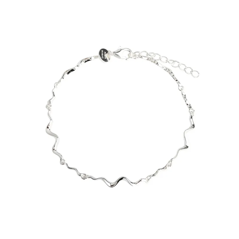 SLIM RHUMBA BRACELET | SILVER — produktfoto
