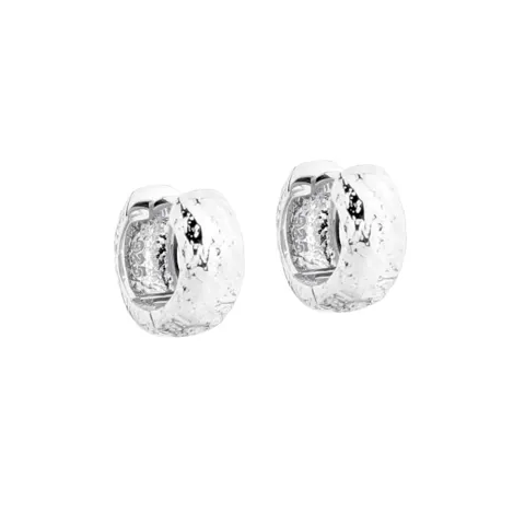 LOVE ME SMALL HOOP | SILVER — produktfoto