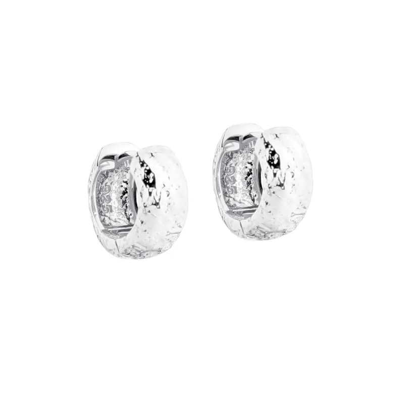 LOVE ME SMALL HOOP | SILVER — produktfoto
