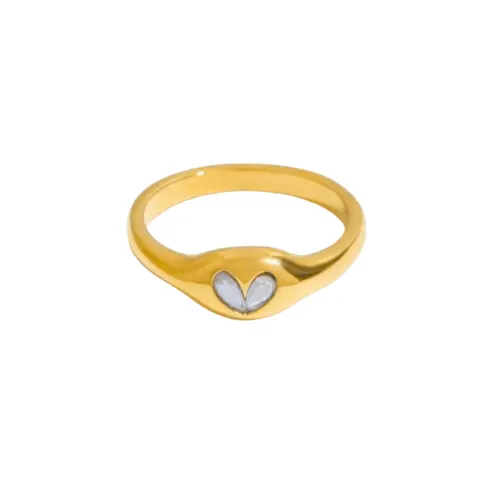 *TINY HEART RING 52  | BAY — produktfoto