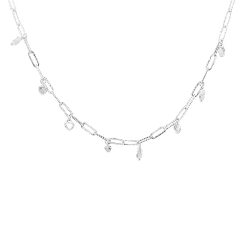 LOVE ME MORE NECKLACE | SILVER — produktfoto
