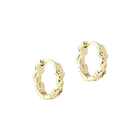 MILA HOOP 12 MM. | GOLDEN — produktfoto
