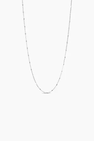 Elva Necklace - Silver - ENAMEL — produktfoto