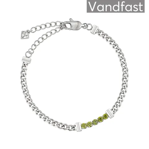 ANNEBRAUNER Panzer Tennis Peridot Armbånd — produktfoto
