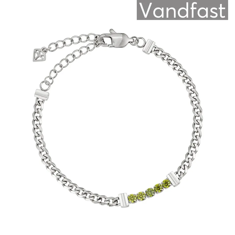 ANNEBRAUNER Panzer Tennis Peridot Armbånd — produktfoto