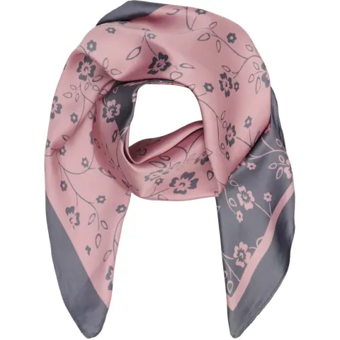 Marta du Chateau dame tørklæde MdcFinja BA-Scarf - Grey/Pink4232 — produktfoto