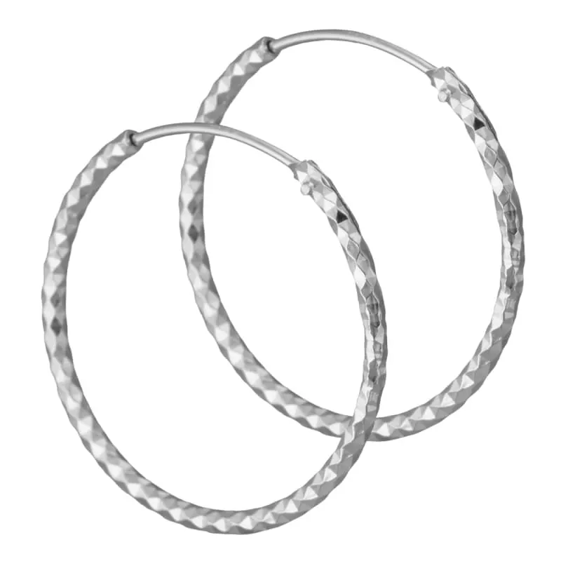 *DINA HOOPS | SILVER — produktfoto