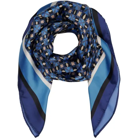 Marta du Chateau dame tørklæde MdcJuline FA-Scarf - Blue11155-4 — produktfoto