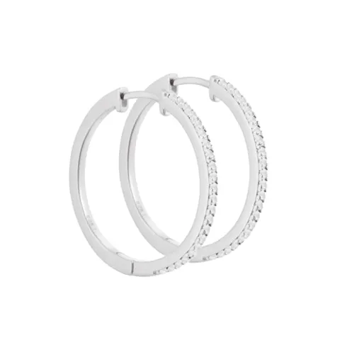 RAYA HOOP 25 MM. | SILVER — produktfoto