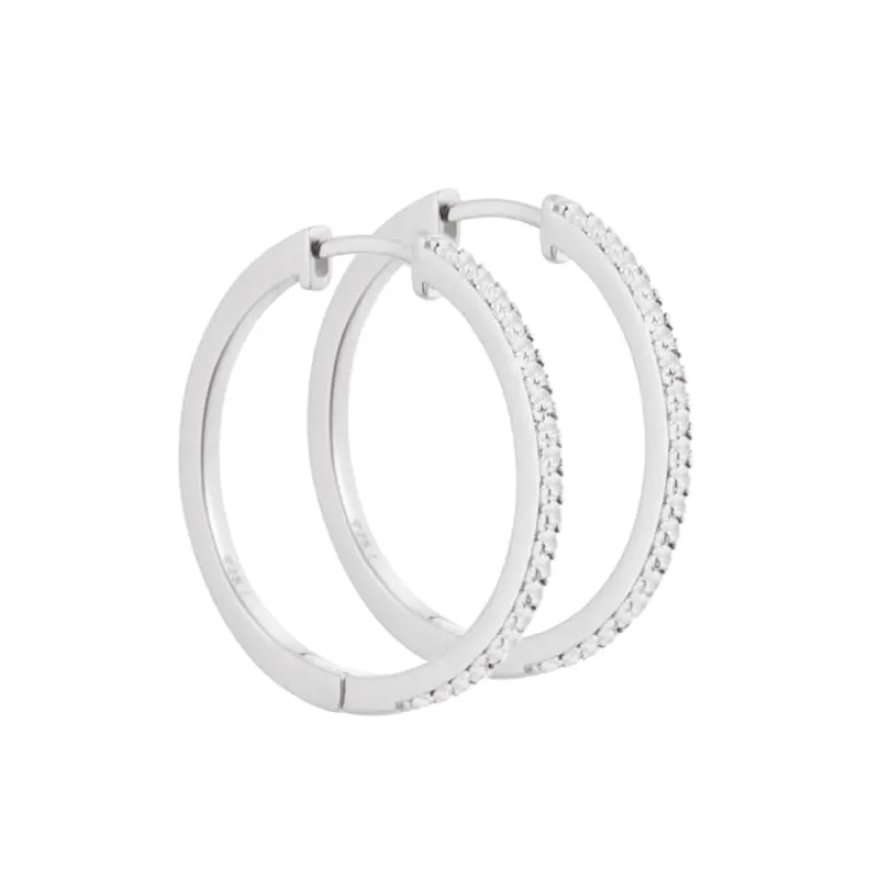 RAYA HOOP 25 MM. | SILVER — produktfoto