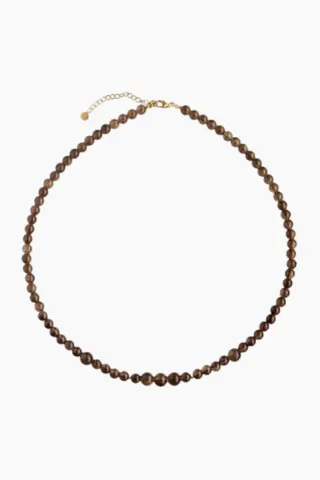 Cherie Bon Bon Necklace - Mocha - Stine A — produktfoto
