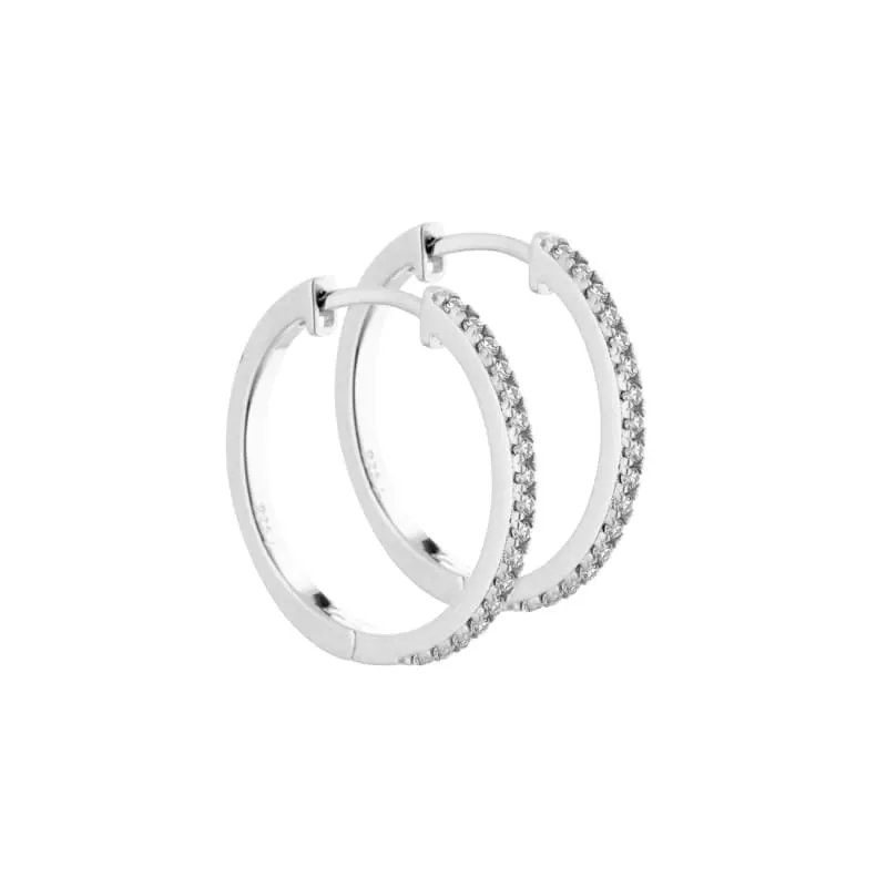 RAYA HOOP 20 MM. | SILVER — produktfoto