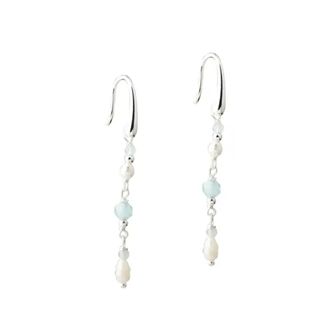 SINNA PEARL EARHOOK | SILVER — produktfoto