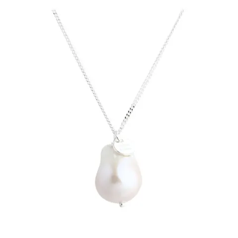 BAROK LONG NECKLACE | SILVER — produktfoto