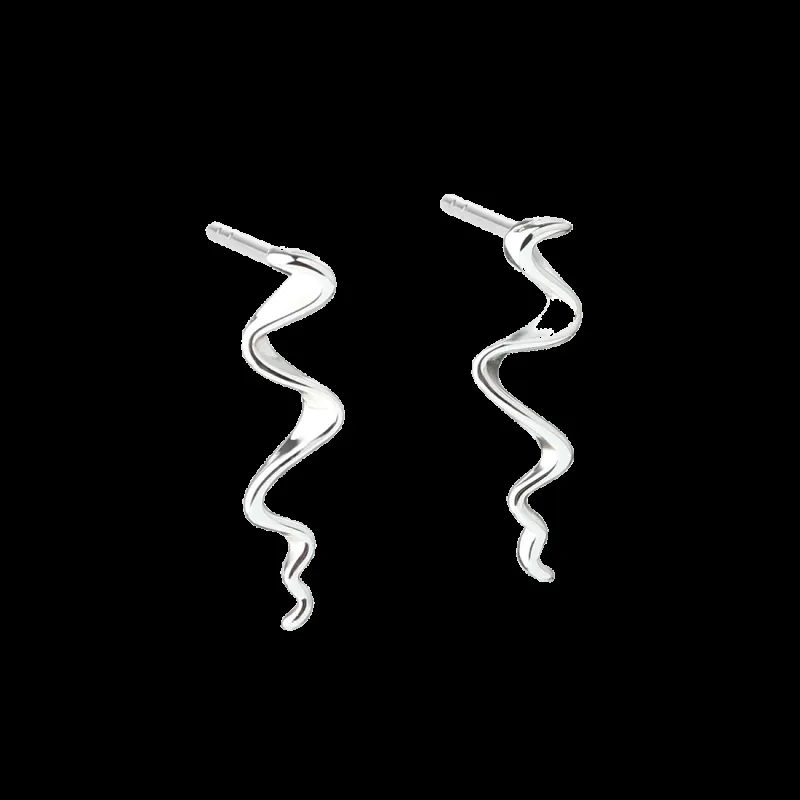SLIM RHUMBA EARSTUD | SILVER — produktfoto