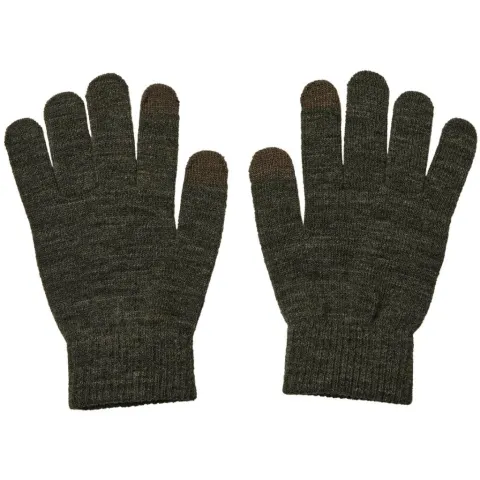 Pieces dame handsker PCNEW - Dark grey melange — produktfoto