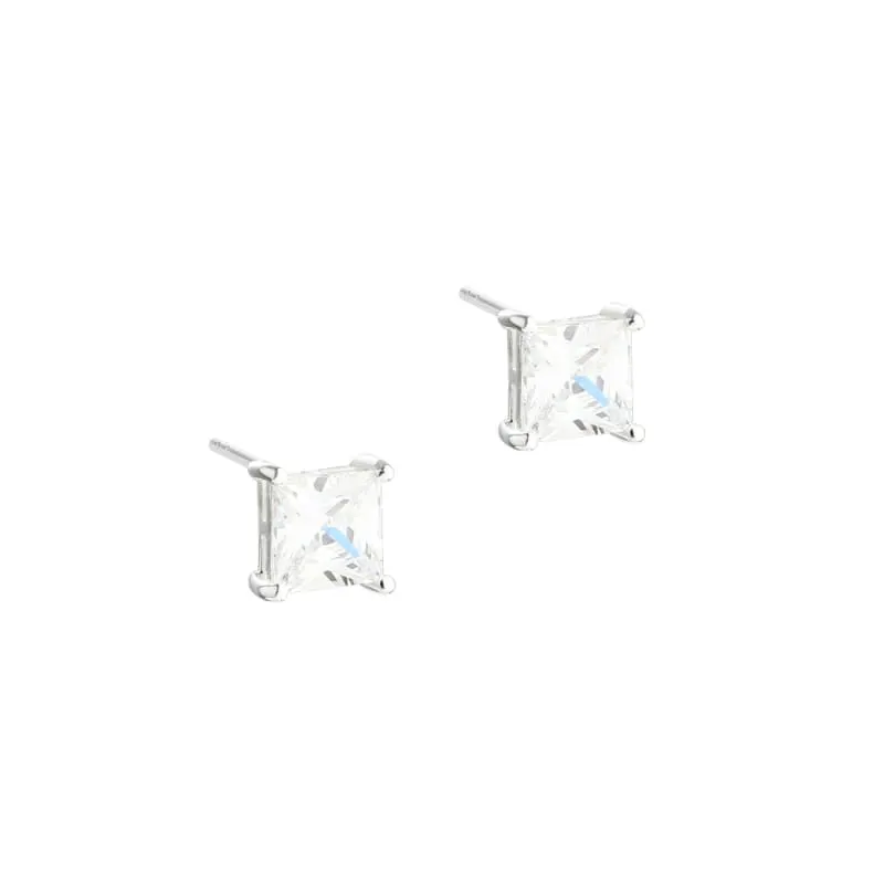 EDGE LARGE EARSTUD |  SILVER — produktfoto