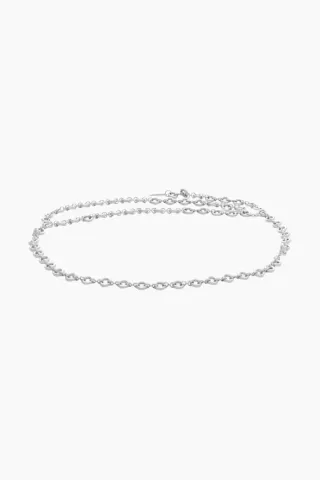 GZrincka Chain Belt - Stainless Steel - Gestuz — produktfoto
