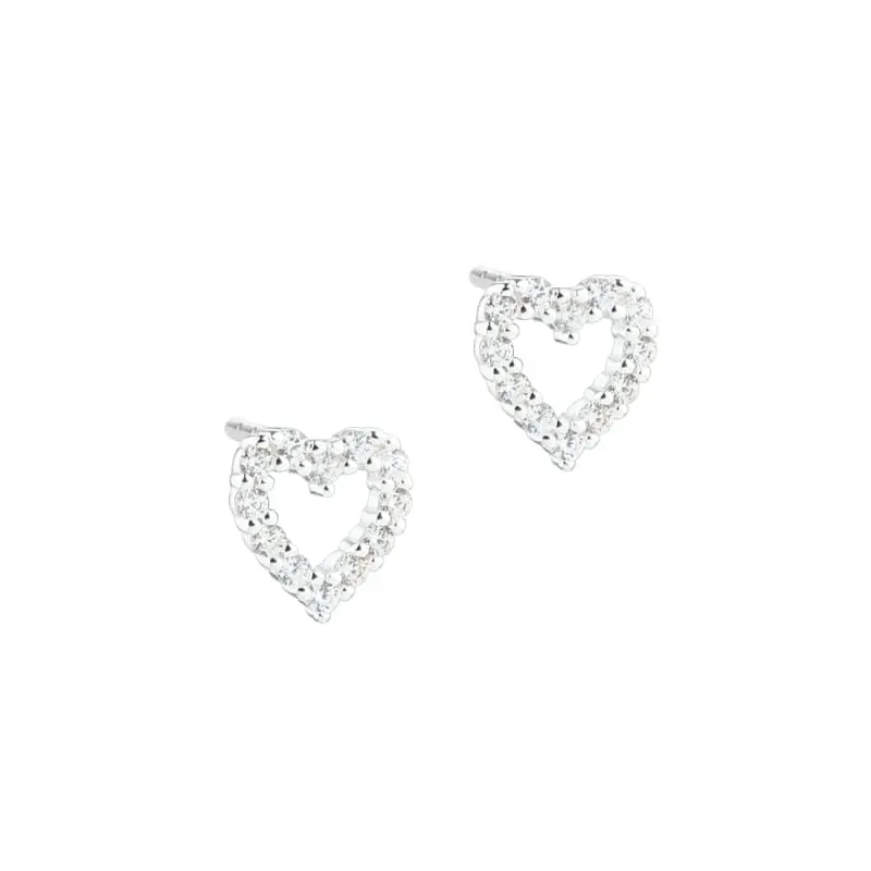 SMALL TEA EARSTUD  | SILVER — produktfoto