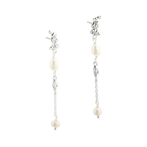 *MILENA LONG EARSTUD | SILVER — produktfoto